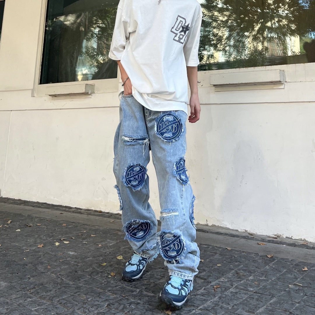 Pantalon Streetwear pour Homme, Coupe droite Style Y2k – coptonpant